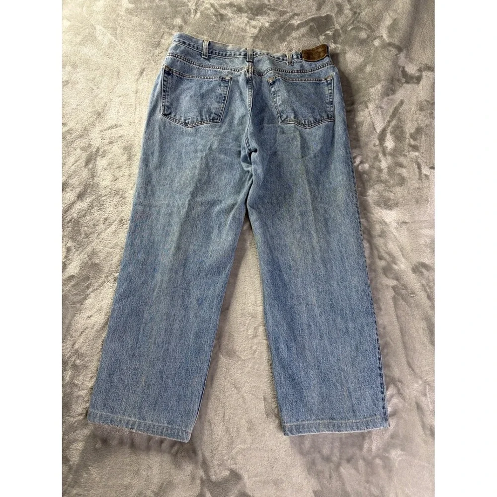 Vintage Brooks Brothers Jeans Mens 33x25 Light Blue Straight Leg Denim Pants